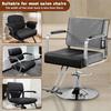 BEPAN 1/2/4pcs Salon Chair Cover Protectors Clear Square Hairdressing Chair Back Covers Salon Chair Stitched Cover Styling Accessories
