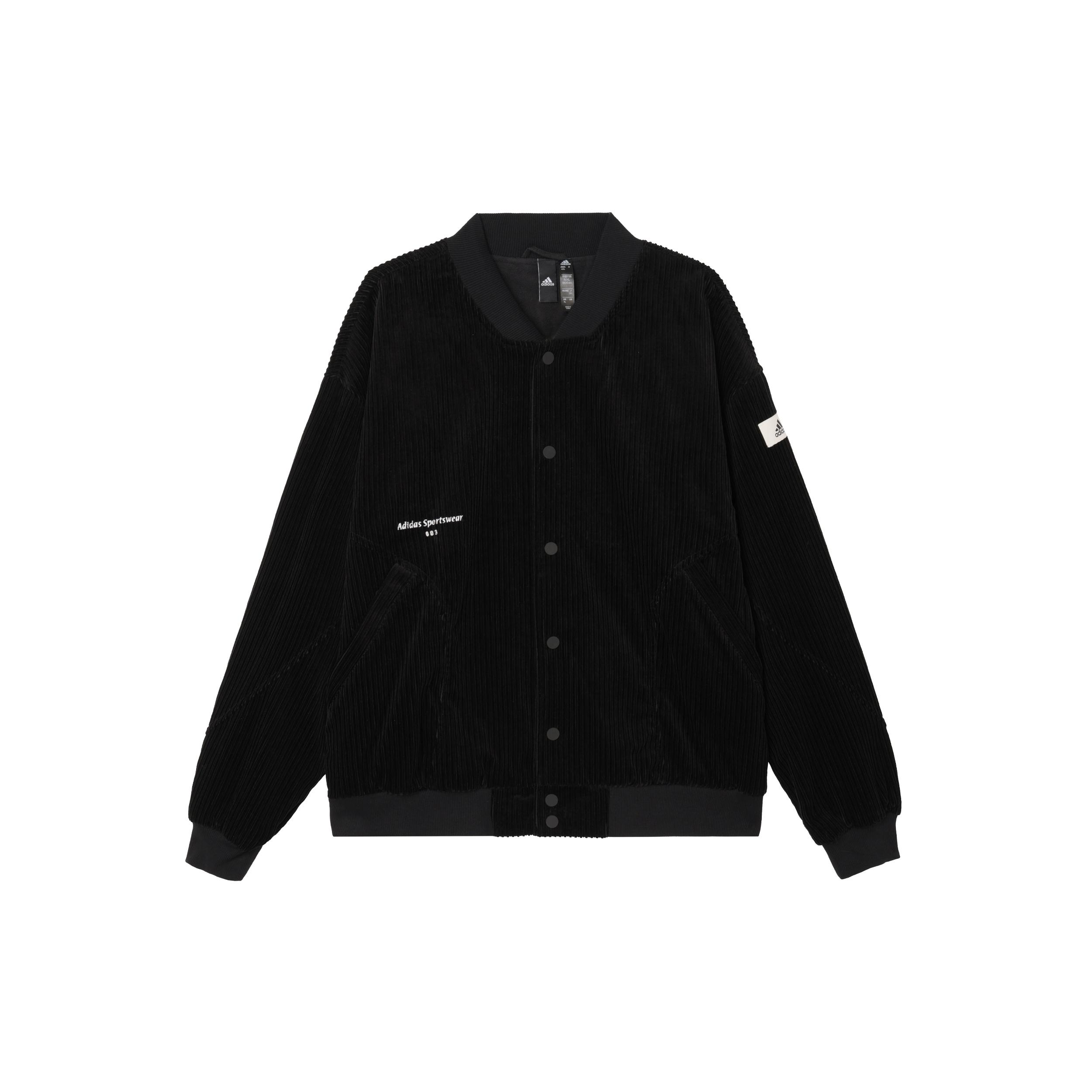 adidas St Cord Woven Jackets Black Men s IQ1387 XXXL