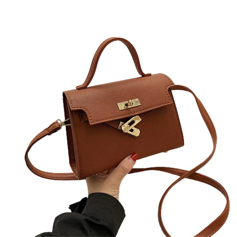 2020 New Lock Buckle Fashion Women's Bag Trendy Embossed Ladies Shoulder Bag Street Style Multiple Colors