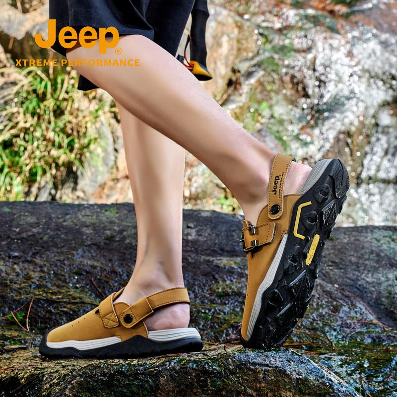 Jeep Men s Convertible Outdoor Sandals 40