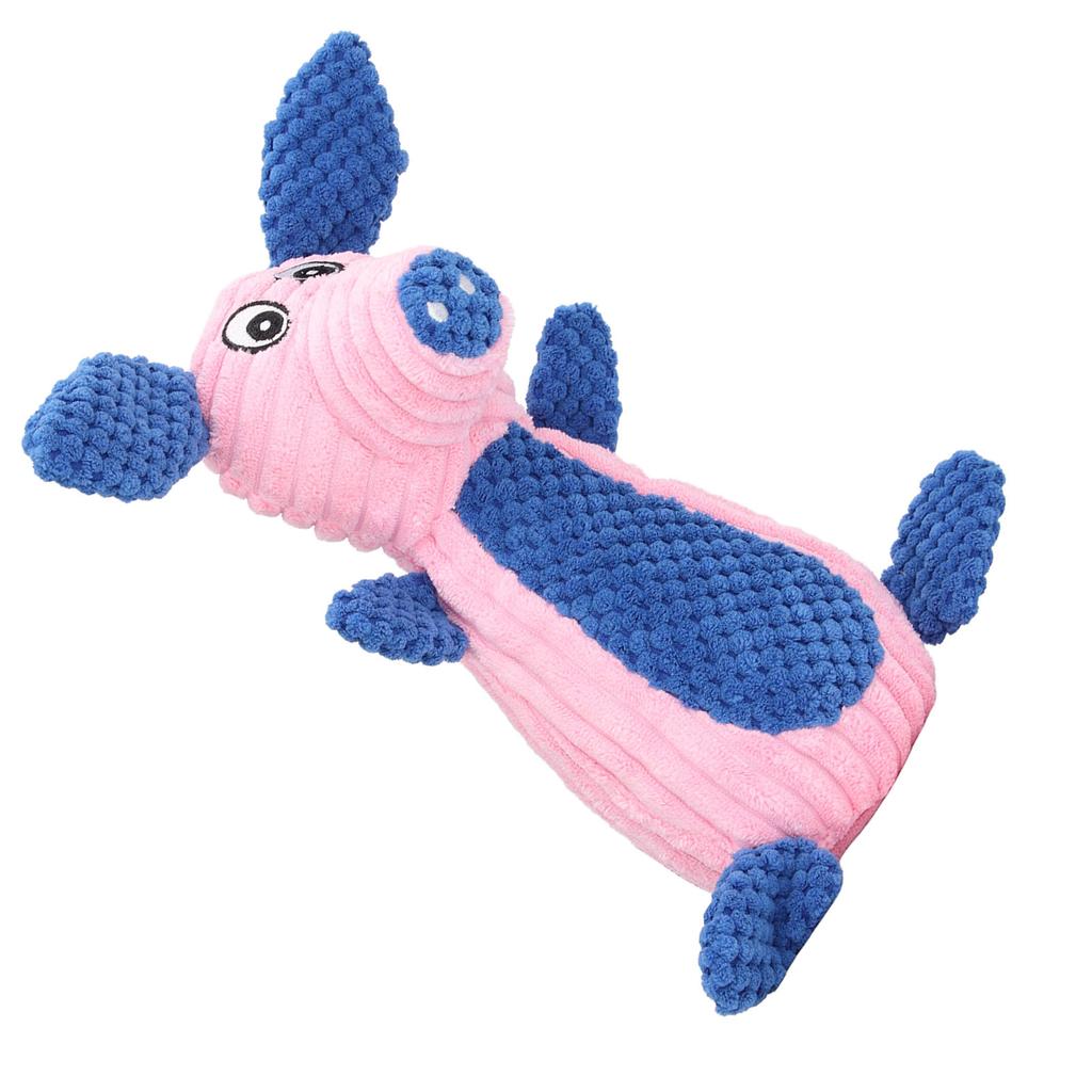 Squeaky Dog Toy Lovely Bite Resistant Interactive Puppy Teething Toys Stuffed Pet Toys Pig