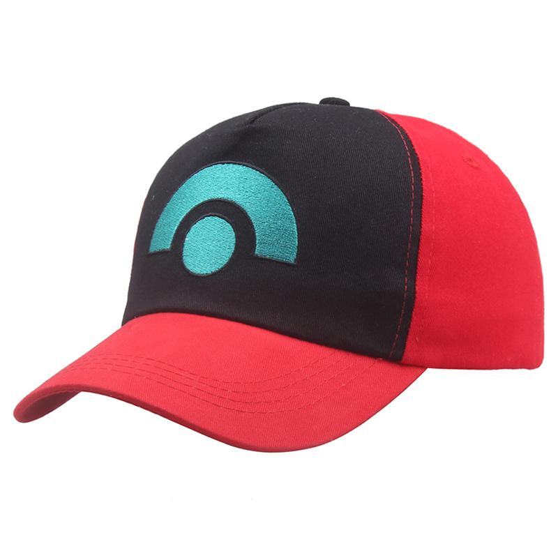 Anime Pokemon Ash Ketchum Pikachu Baseball Cap Cute Cartoon Adjustable Embroidery Trucker Hat Unisex Gifts