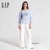 Gap Women's Loose-Fit Plush Logo Cable Knit Sweater