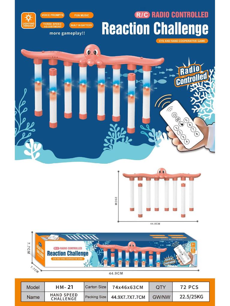 Cartoon Auge-Hand-Koordination Stick: Sensorische Integration und Reaktionstraining Spielzeug für Kinder.