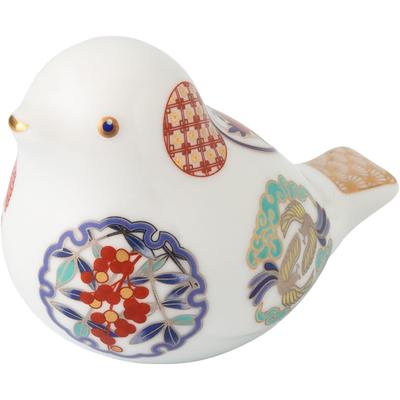 Momoco oiseau Oiseau Auspicieux Ancien Imari Petite Figurine d'Oiseau Décoration d'Intérieur Fabriqué à la Main par des Artisans Porcelaine d'Arita Objet Décoratif Élégant