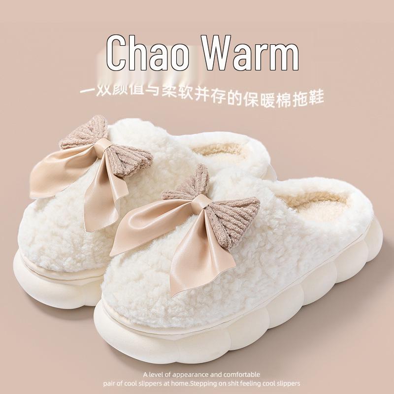 Новые хлопковые пушистые тапочки: Нескользящие, Теплые, Толстая подошва, Дезодорант ЭВА, Повседневная домашняя обувь с плюшевым комфортом 38/39