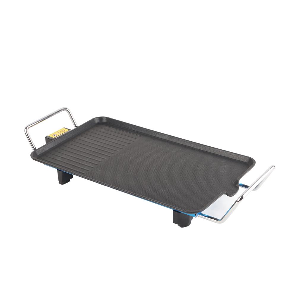 Non Stick Electric Grill Plate Barbecue Skewers Dish Party Buffet Pan Cookware