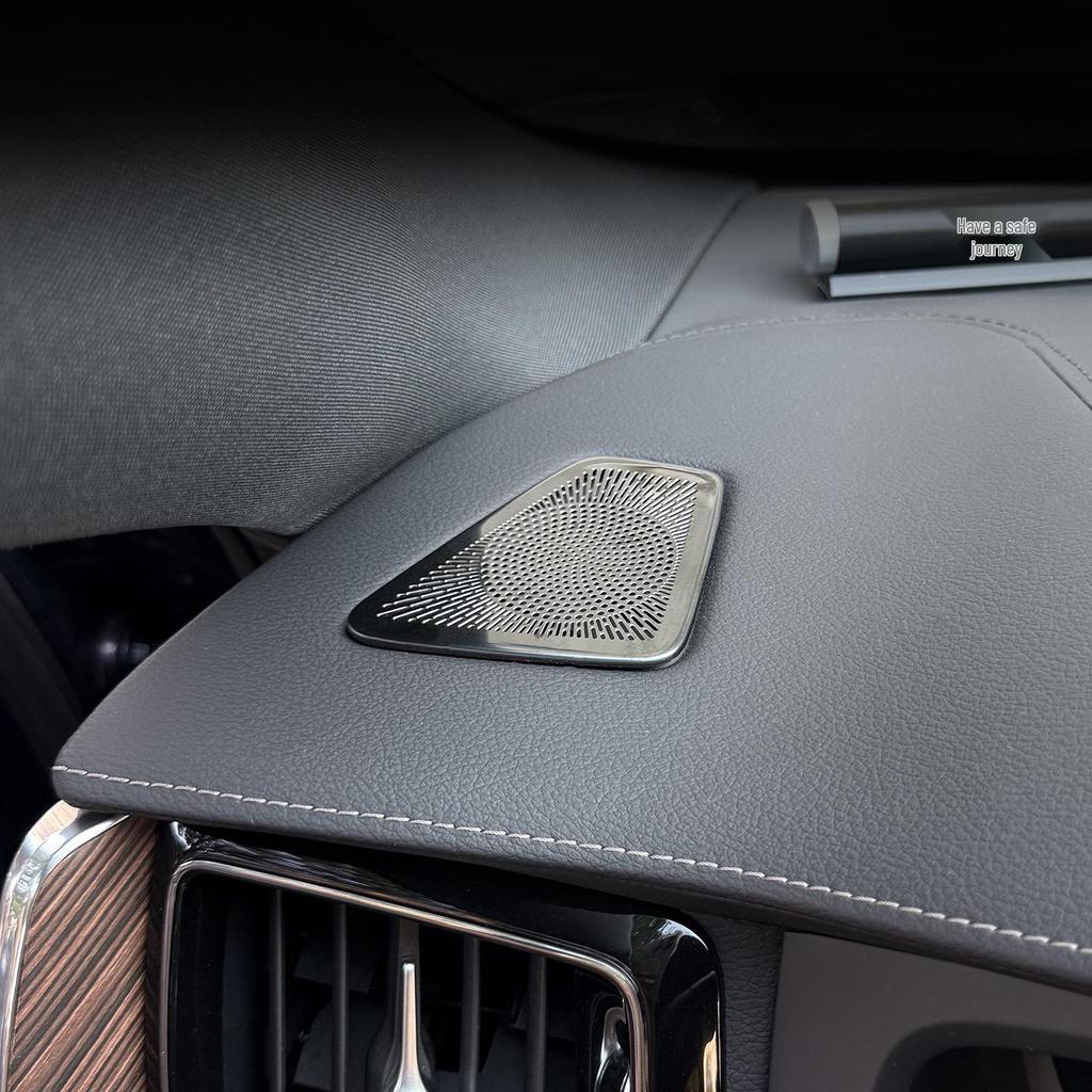 Compatible XC60/S60/V60 Air Vent Mask Decorative Stickers for Center Console Dashboard.