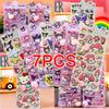 Cartoon Sanrio Happy Buttock Stickers Soft Pinchable Decompression Toy Decals Notebook Phone Luggage Sticker Decoration Supplies