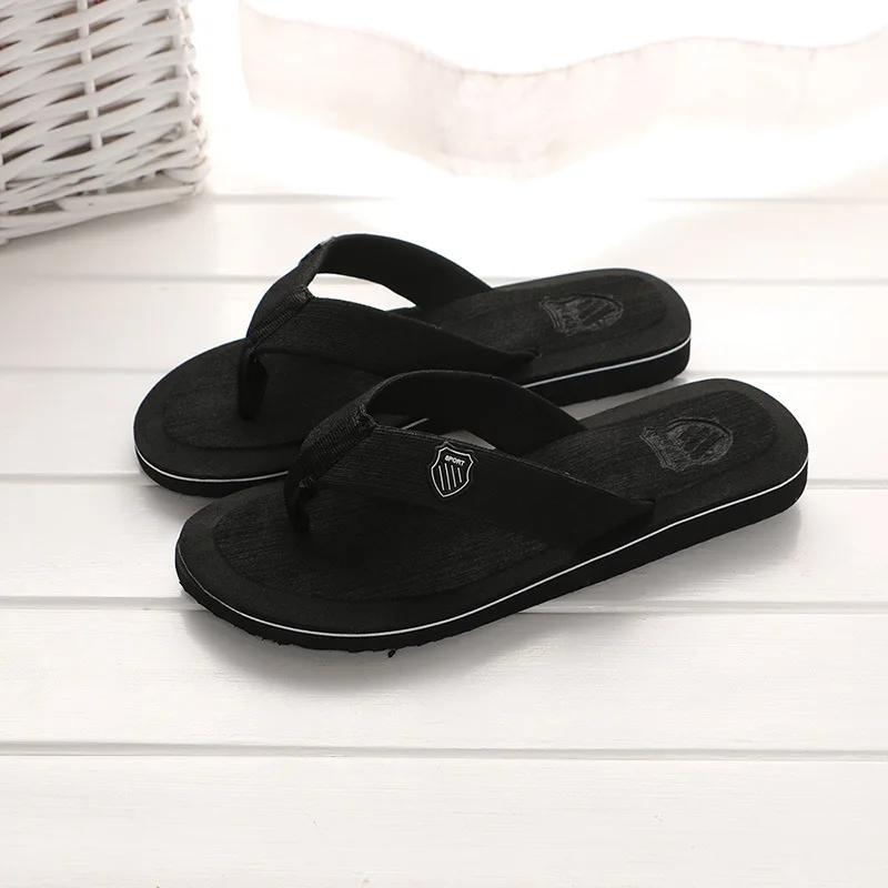 Fashion 2025 Men New Summer Shoes Men Flip Flops High Quality Beach Sandals Anti-slip Zapatos Hombre Casual Shoes Man Slippers Zapatos
