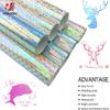 12"x39" Iridescent Gradient Glitter Adhesive Vinyl Roll Self-Adhesive HTV for Silhouette Cut Craft Cutting Home Decals Cup Decor