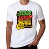 Rasta Peace Love Music TShirt Summer Festival TShirt