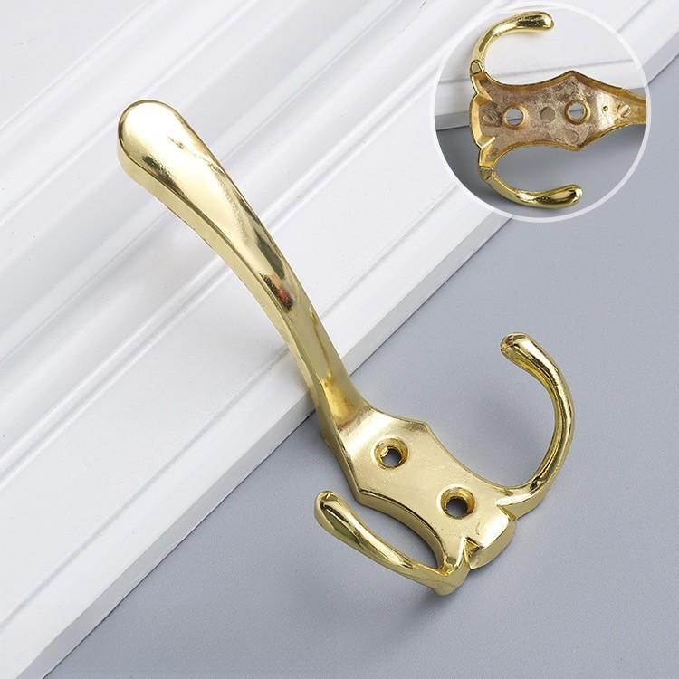 Zinc Alloy Closet Hook With Electrophoretic Finish For Bedroom And Bathroom Storage