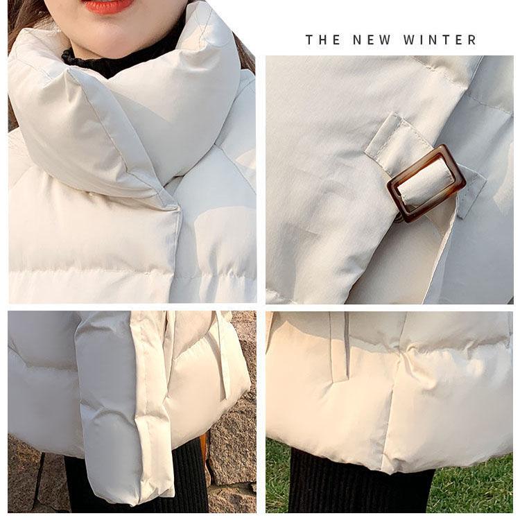 Winter All-match Loose Short Down Padded Jacket Thick Loose Coat Women
