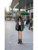 Women's Long Sleeve Plaid Cardigan - Retro Korean Style for Spring and Autumn