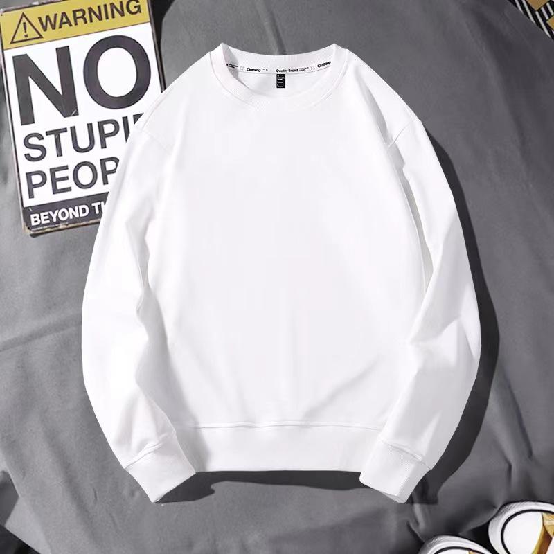 2022 Autumn/Winter Unisex Korean Style Loose Fit Terry Cotton Sweatshirt