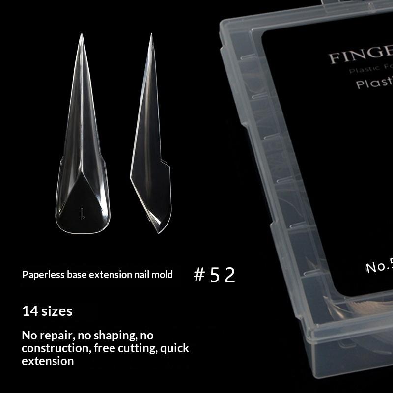 140pcs/Box Mechanical Dragon Claw Nail Forms For Nail Extension Forms For Poly Extension Gel Nail Molds Building Gel Manicure