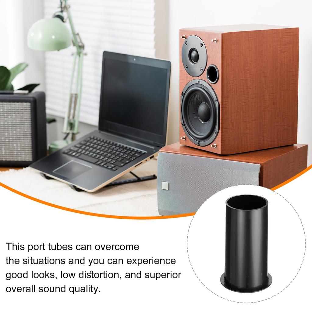 Uxcell 5 Stück x Lautsprecheranschluss Subwoofer Bassbox Bass-Woofer-Lautsprecher Bass-Luftkanäle für Lautsprechergehäuse 56x111/2.2 4.4" Rohre, Rohre, Boxen, Boxen, DJ/PA