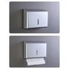 Waterproof Plastic Tissue Dispenser Wall Mounted Space Saving Designs Tissue Box Holder Large Capacity for Bathroom