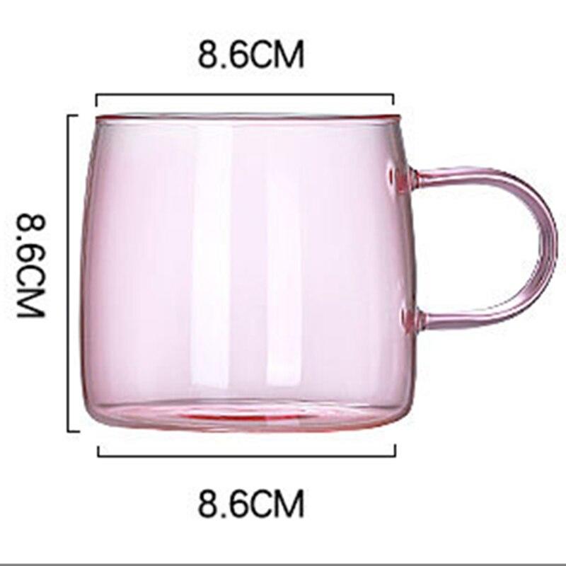Large Capacity Glass Transparent Juice Cups Water Cups Glaf Coffee Latte Ice Cubes Wine Cups Wholesale | Beer Cups