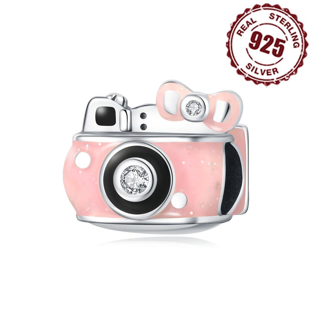 Fit Fineoriginal Bracelets Cute Cat Camera Bracelet Beadscopper Charms Beads Diy Birthday Jewelry Gifts Accessory