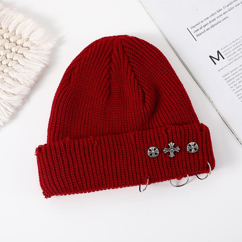 Knit Hat For Men Women Fall Winter Acrylic Warm Windproof Outdoor Sports Fashion Accessory