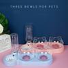 Set Non-wet Mouth Pet Bow Cat Feeding Watering Supplies Pet Water Bottle