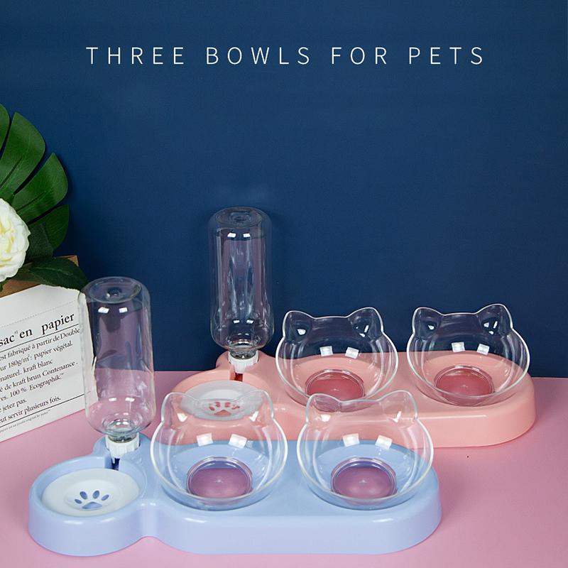 

Набор с немокрым ртом для домашних животных, лук для кормления кошек, принадлежности для полива, бутылка для воды для домашних животных серый