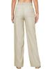 2025 High-Waisted Women's Drawstring Cotton-Linen Wide-Leg Trousers - Casual European-American Style