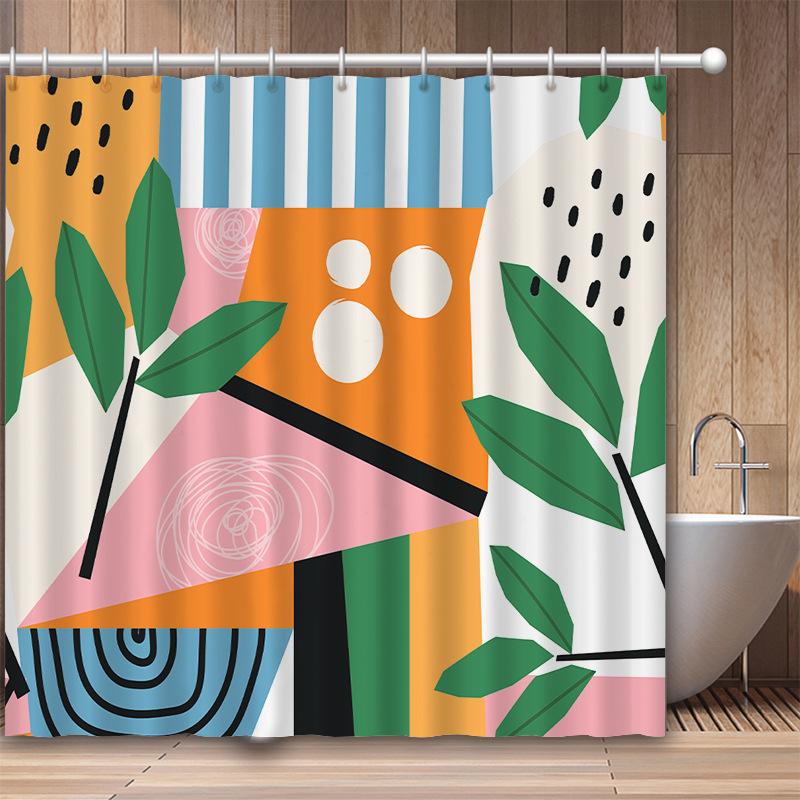 

JINRUN Потовщена водонепроникна завіса для ванної кімнати Завіса для душу, що захищає від плісняви, Завіса для душу, завіса для душу, Завіса для ванної кімнати, без перфорації 90*180