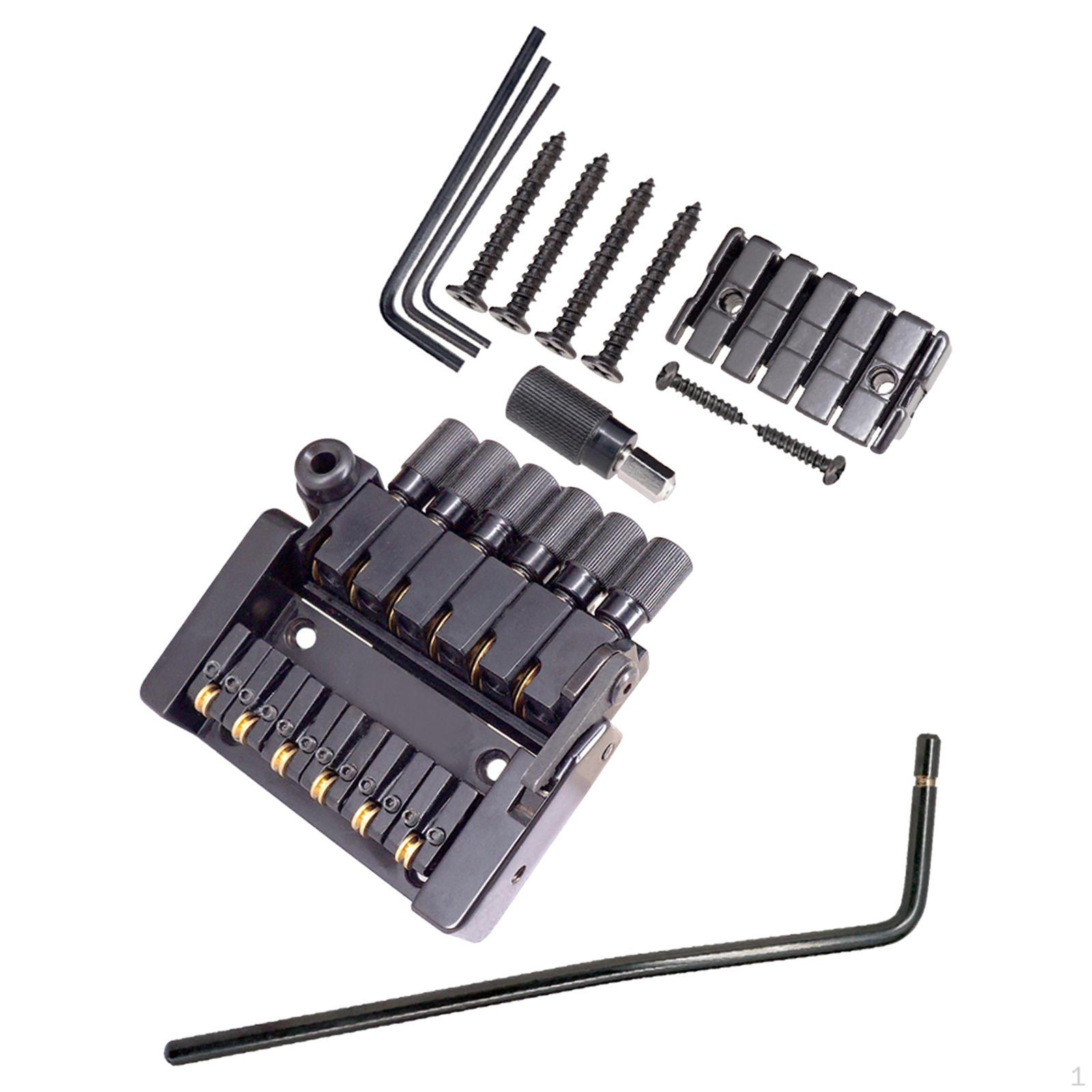 

Set of Roller saddle Tremolo Bridge Tailpiece for Electric Guitar Parts