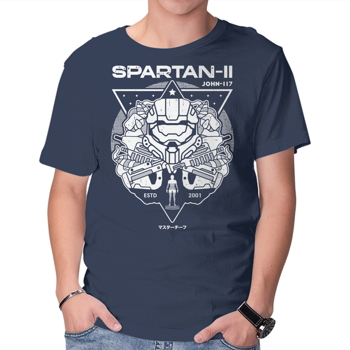 Unisex Crew Neck T-Shirt 117 Emblem Graphic Short Sleeve Casual Tee XL