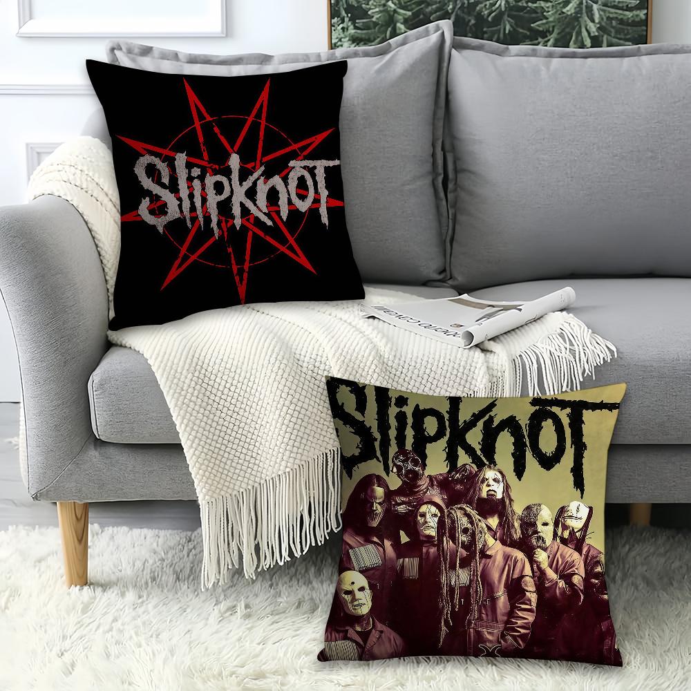 Rocková Kapela S-Slipknot Povlak Na Polštář Kancelářské Polštáře Vhodné Na Pohovku Auto Ložnici Dekorativní Povlak Na Polštář