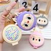 Function 3-in-1 Keychain Decorative Pendant Girls Portable Small Mirror Pendant