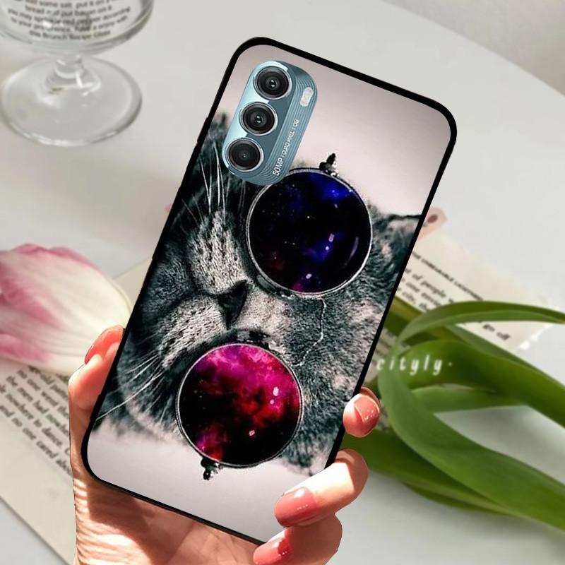 Etui do Moto G52 G82 G71S Odporne na wstrząsy Silikonowe Miękkie TPU Tylna Pokrywa Dla Motorola Moto G52 G71S 5G Funda G 82 G 52 Etui na Telefon