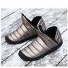 Botas de nieve de terciopelo para mujer, zapatos informales de lona, cálidos, impermeables, de algodón, de caña alta, gruesos, antideslizantes, para invierno