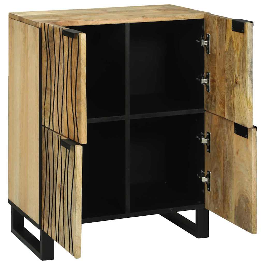 Sideboard Brown 60 X 33 X 75 Cm Solid Mango Wood