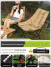 Portable Adjustable Outdoor Moon Chair: Folding Recliner for Camping, Beach, Fishing, and Picnics