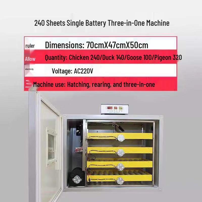 Automatic Egg Incubator for Home Use: Hatching Chickens, Ducks, Geese, and Pigeons