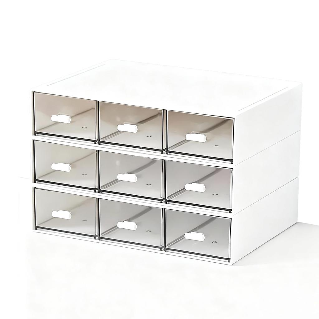 Desktop Storage Case with Customizable Letter Stylish Storage A5 for Desk Document Case Size White Drawers, Case, Box, Size, Cosmetics, Stationery,