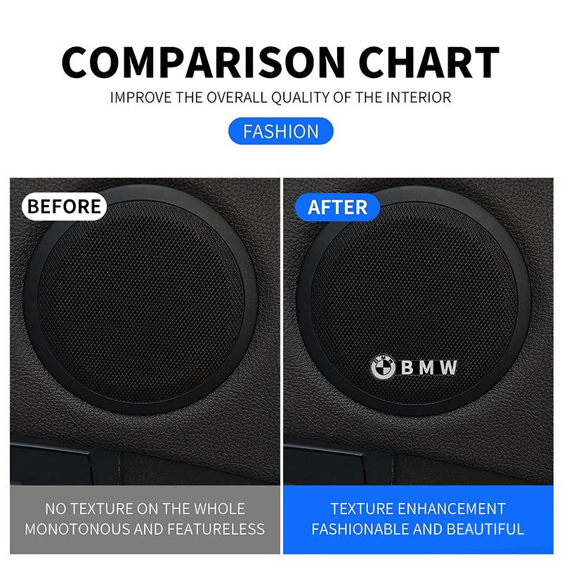 4/10p For BMW M 2 E46 E90 E60 F30 F10 E39 E36 Group car audio badge metal rearview mirror window decoration sticker car supplies DL3