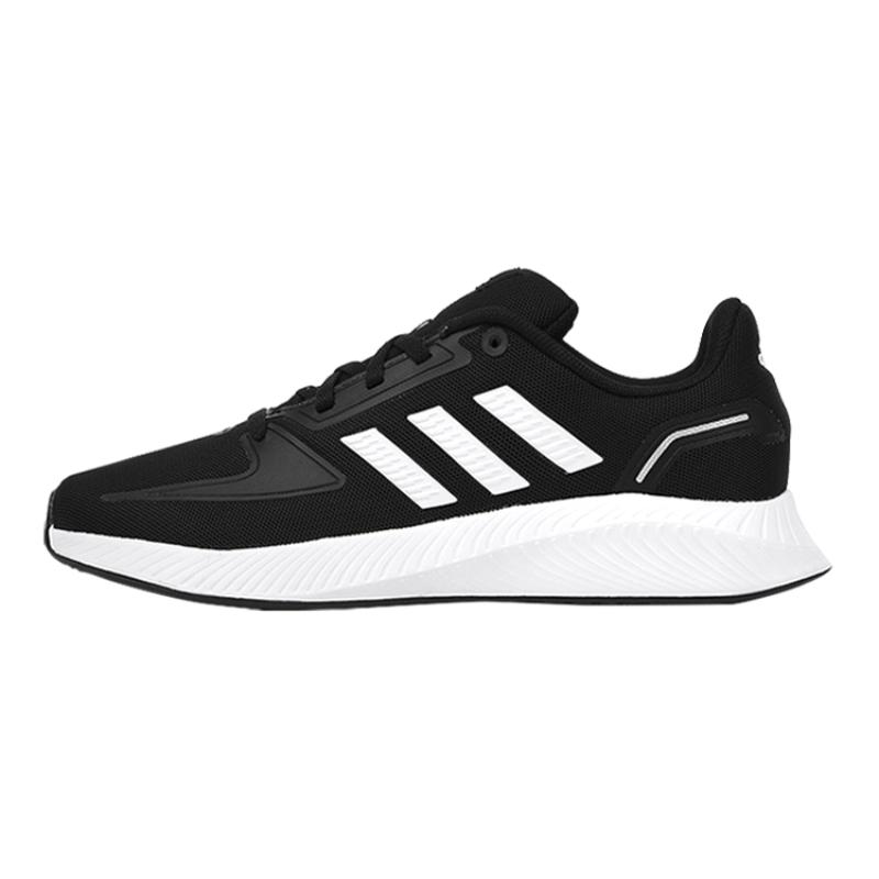 Adidas Neo Runfalcon 2.0 J Versatile Sports Shock Absorbers Low Top Running Shoes Black White Kids  Sneakers FY9495 39