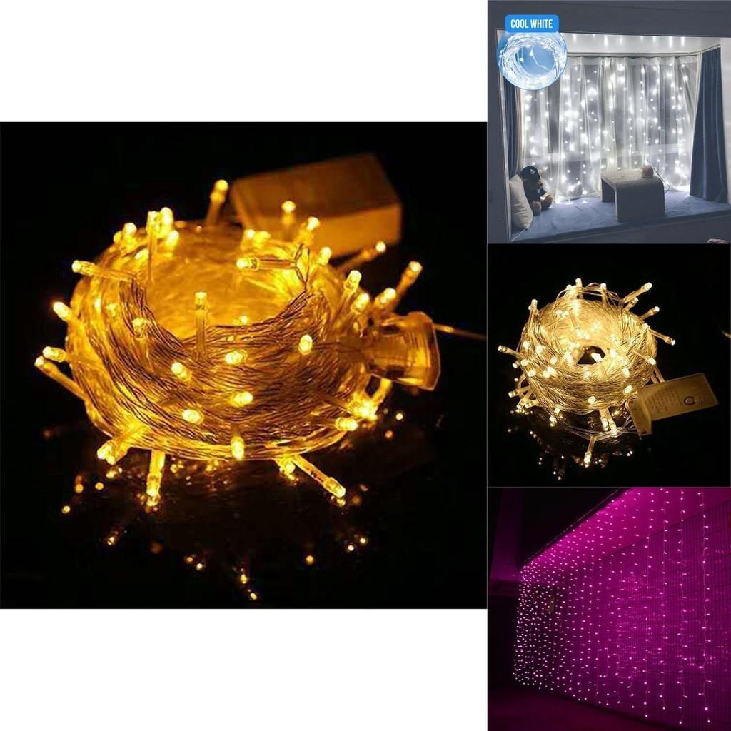 Enchanting 10m 100leds Fairy String Lights Perfect For Christmas Tree Decorations And Festive Atmosphere