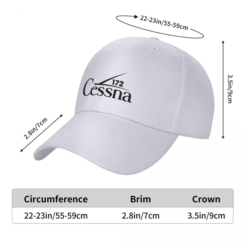 Cessna 172 SkyhawkCap Baseball Cap Designer Hat Cap Hat Military Cap Unisex Trucker Hats for Unisex Women's