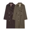 Stile europeo e americano, nuovi abiti da donna, alla moda, versatili, casual nuovo cappotto trench da donna 1328821