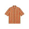 Shirts Men's Bright Orange Lapel Moderate Shirt 653979-ZAGQ1-7192