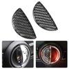 KIMISS 2pcs Car Door Handle Sticker Carbon Fiber for Mini Cooper R55 R56 R60 R61