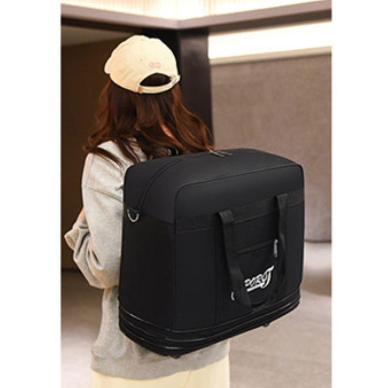 Large Capacity Foldable Travel Bag With Multiple Compartments For Air Travel