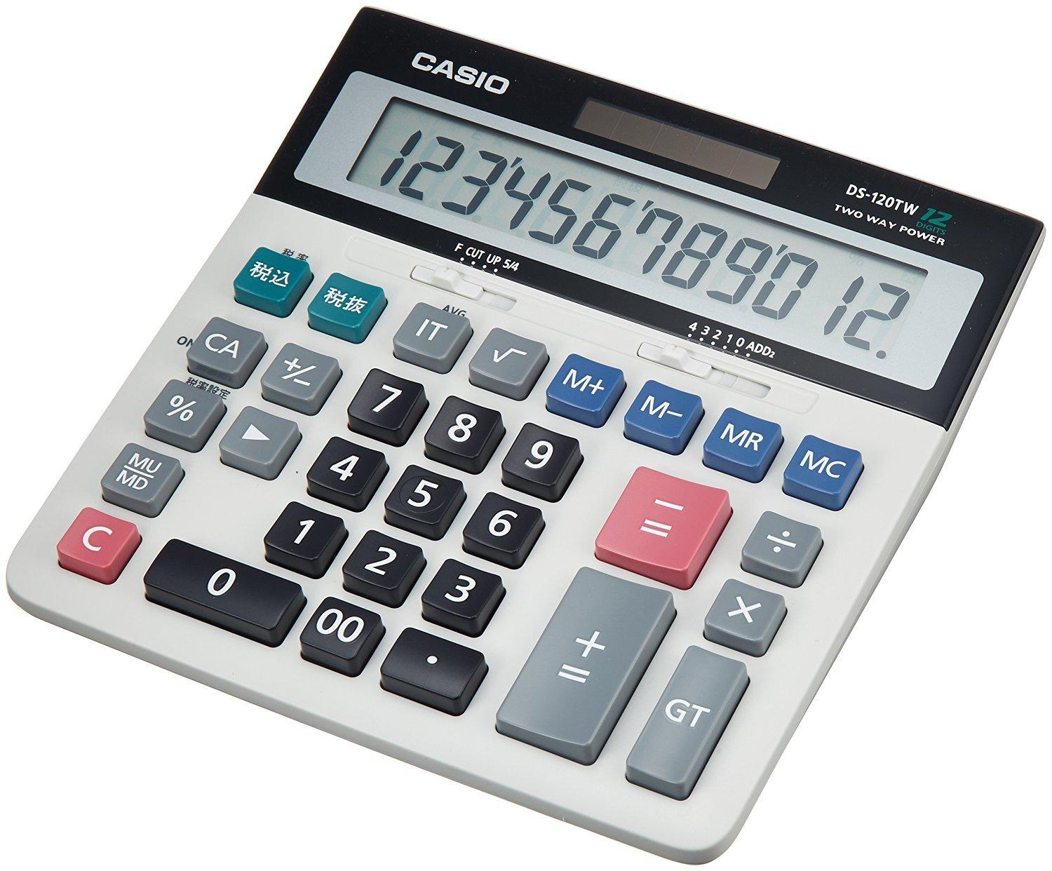 

Casio Adder Practical Calculator DS-120TW білий