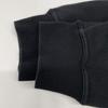 REVERBERATE Hanorac Negru cu Fermoar Scurt / Costum de trening cu pantaloni de trening negri 2 negruFolosit
